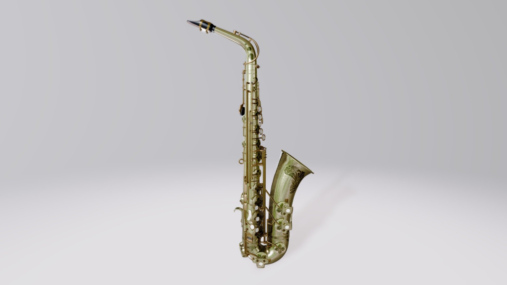 Alto Saxophone 3d model