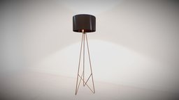 Industrial Drum Floor Lamp