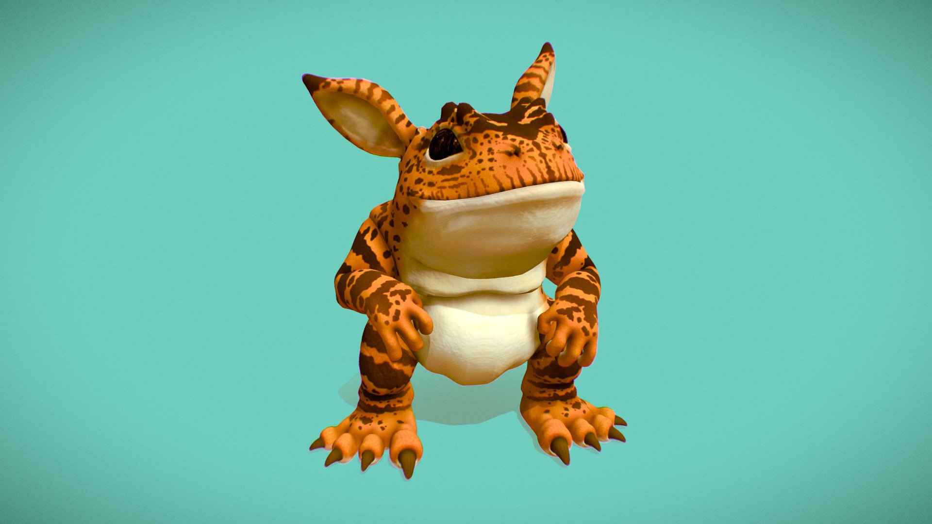 Bunny Newt 3d model