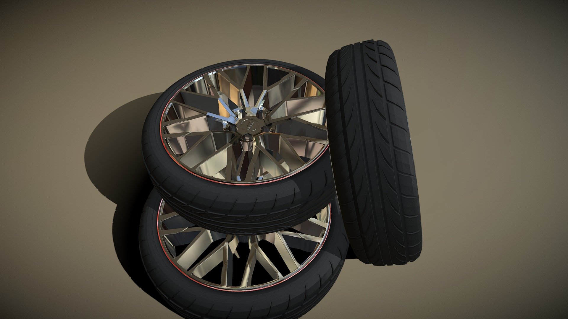 Audi R8 Wheel 3d model