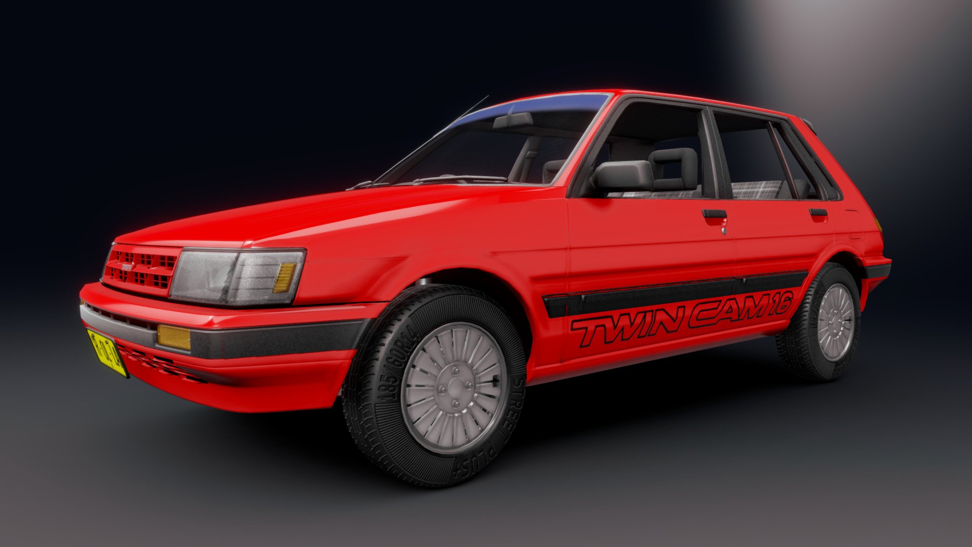 Toyota Corolla Hatchback 5dr TWINCAM (AE82) 3d model