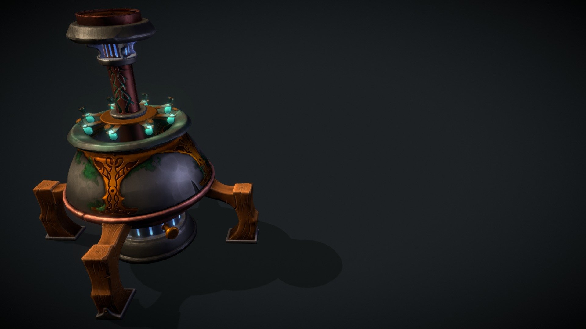 Magic Cauldron 3d model