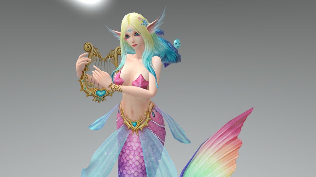 Mermaid 3d model