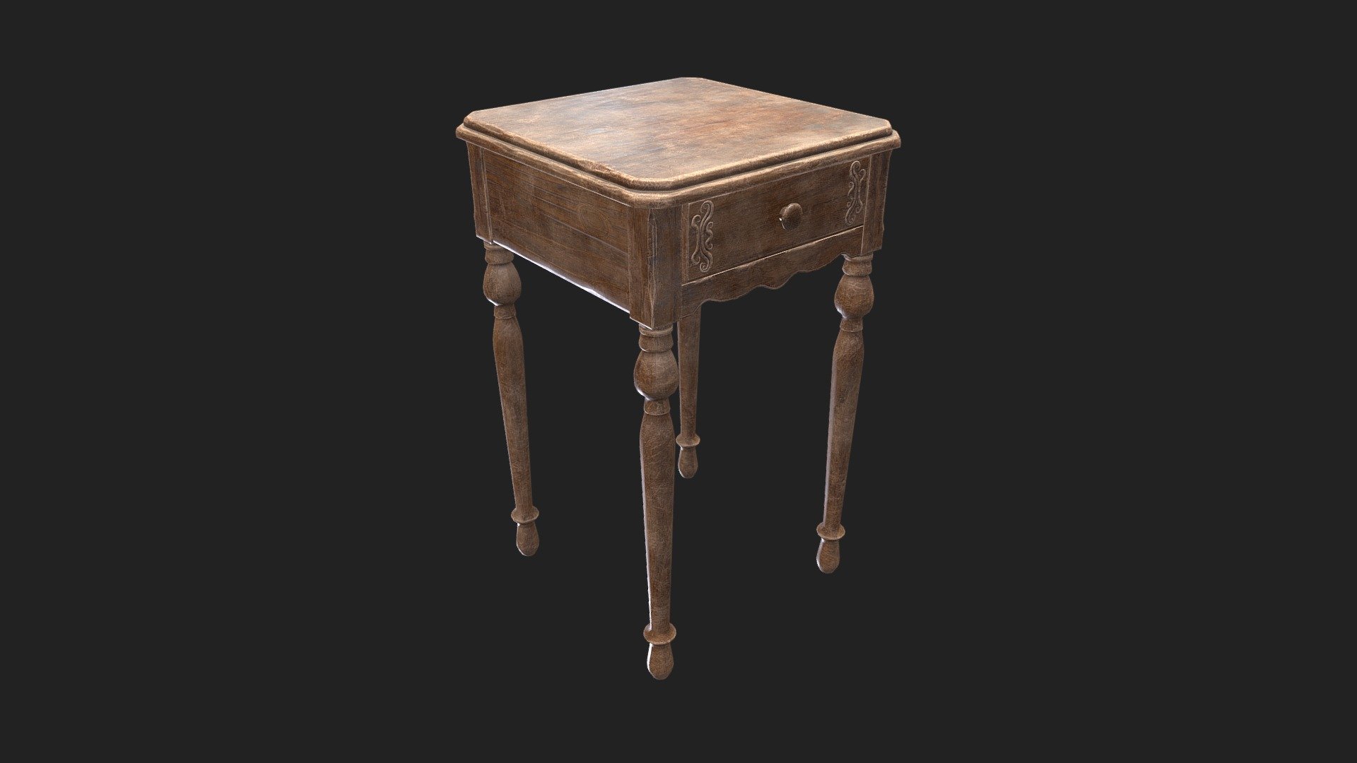 Phone Table 3d model