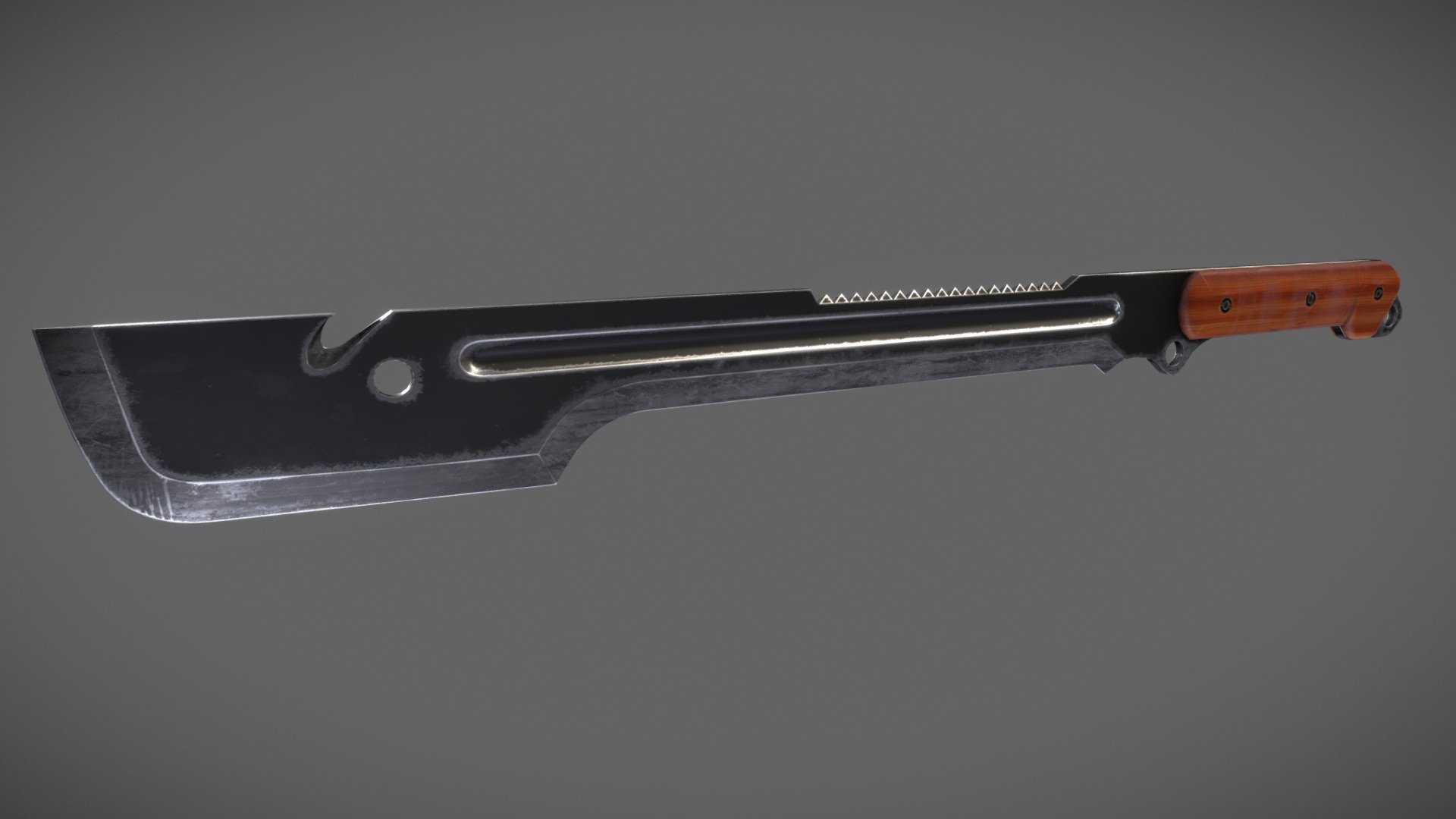 Vengeance Rising Tactical Machete 3d model