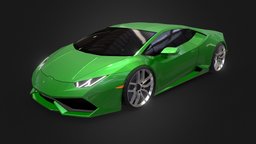 Lamborghini Huracan (low-poly)