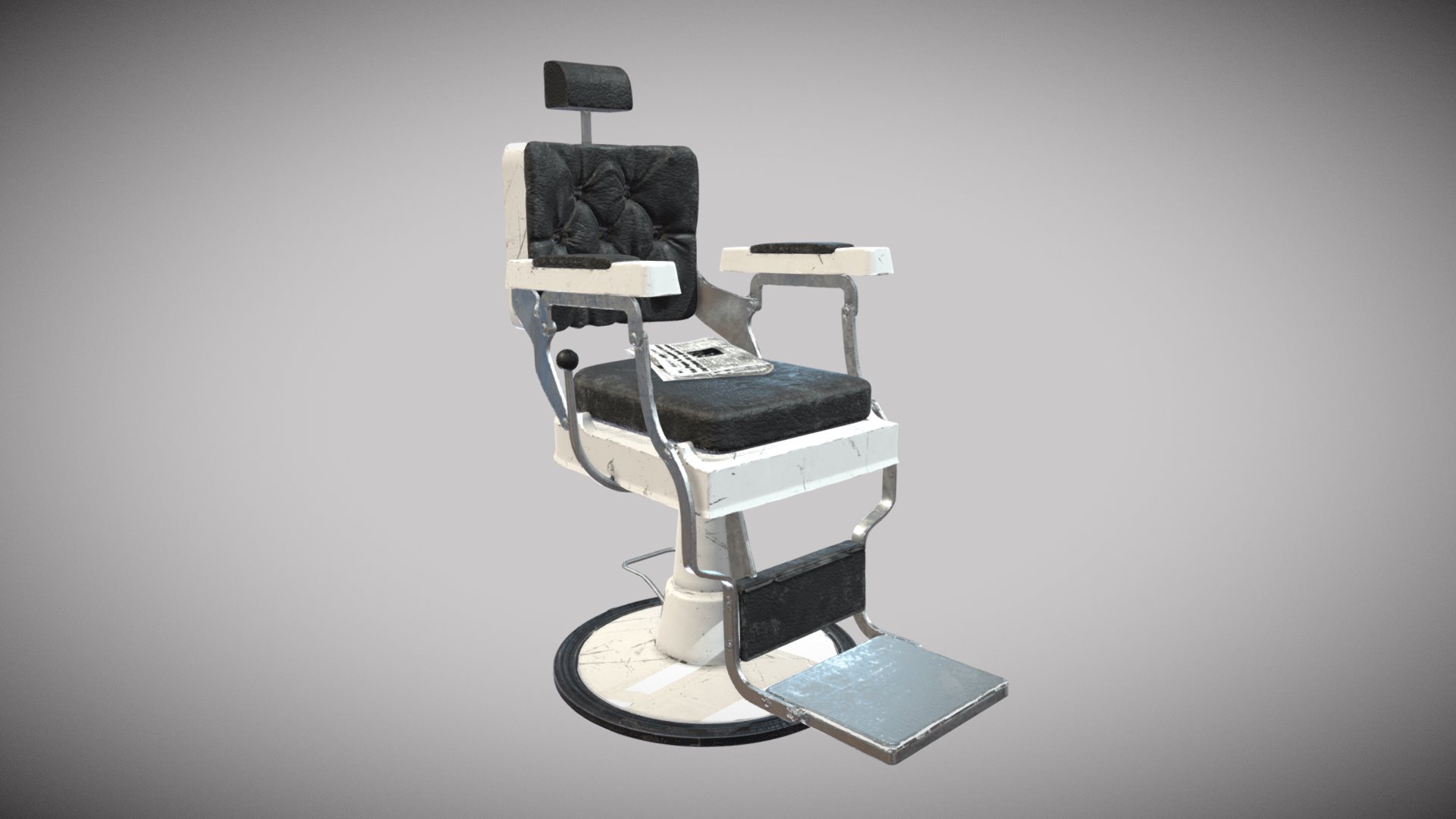 Barber Shop Chair 3d model