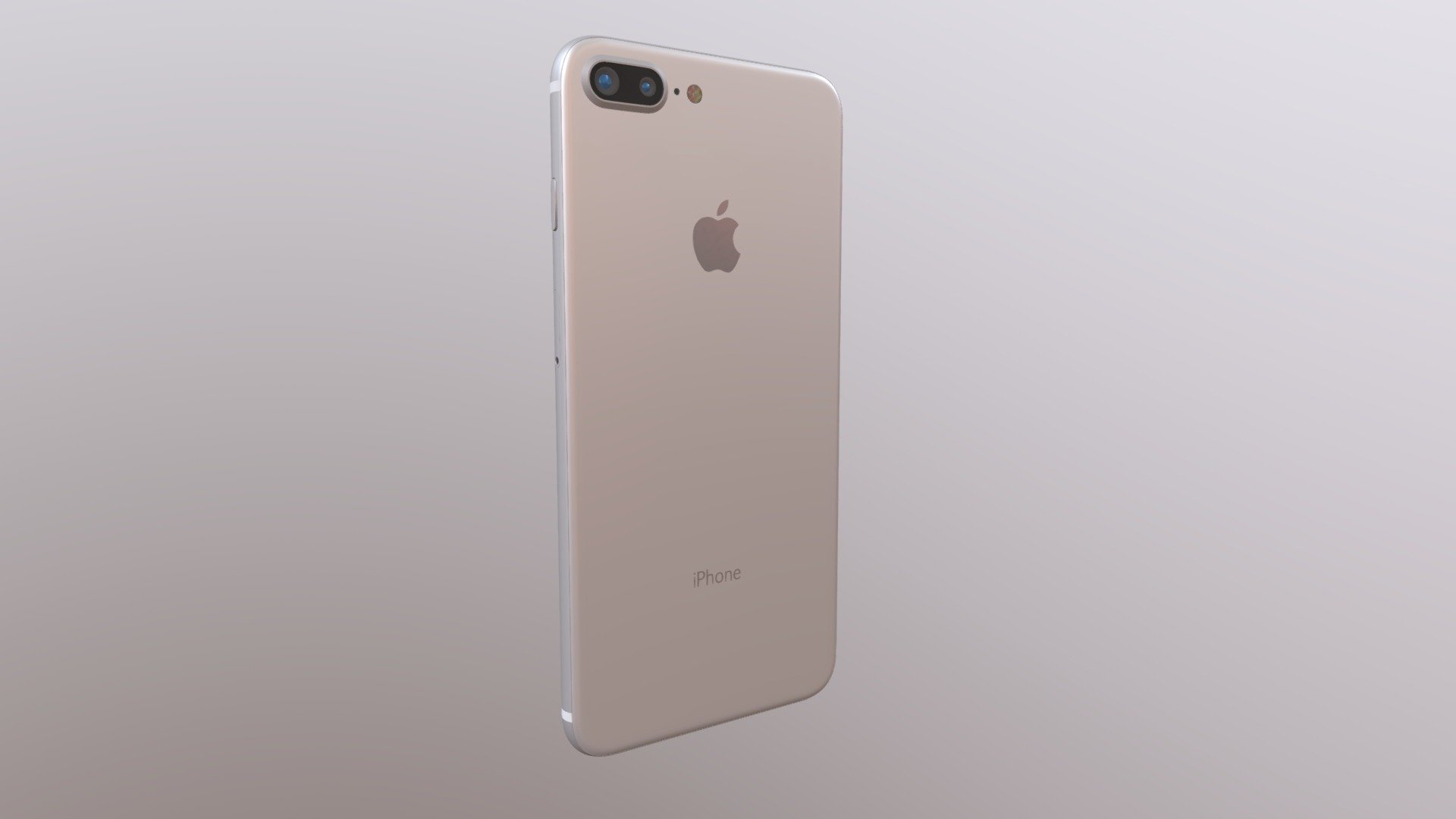 iPhone 8 Plus Silver 3D Model 3d model