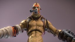 Borderlands Krieg action figure