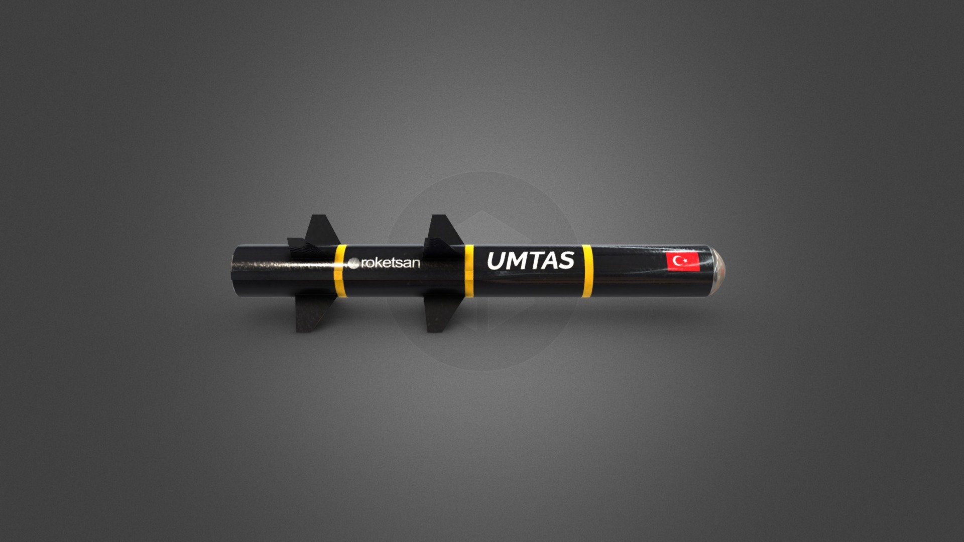 UMTAS "Long Range Anti-Tank Missile" 3d model