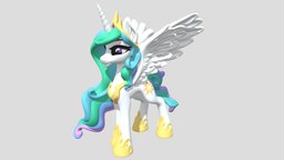 Princess Celestia (colored) My Little Pony