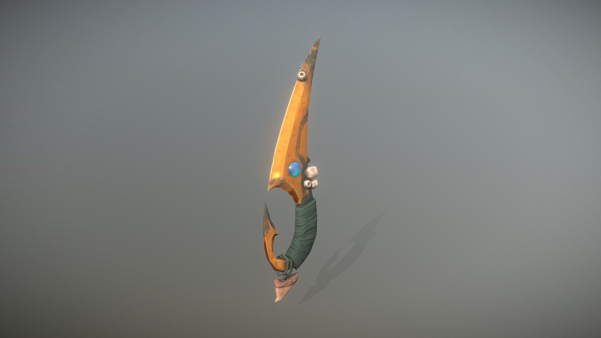 Stylized Fisherman Dagger 3d model