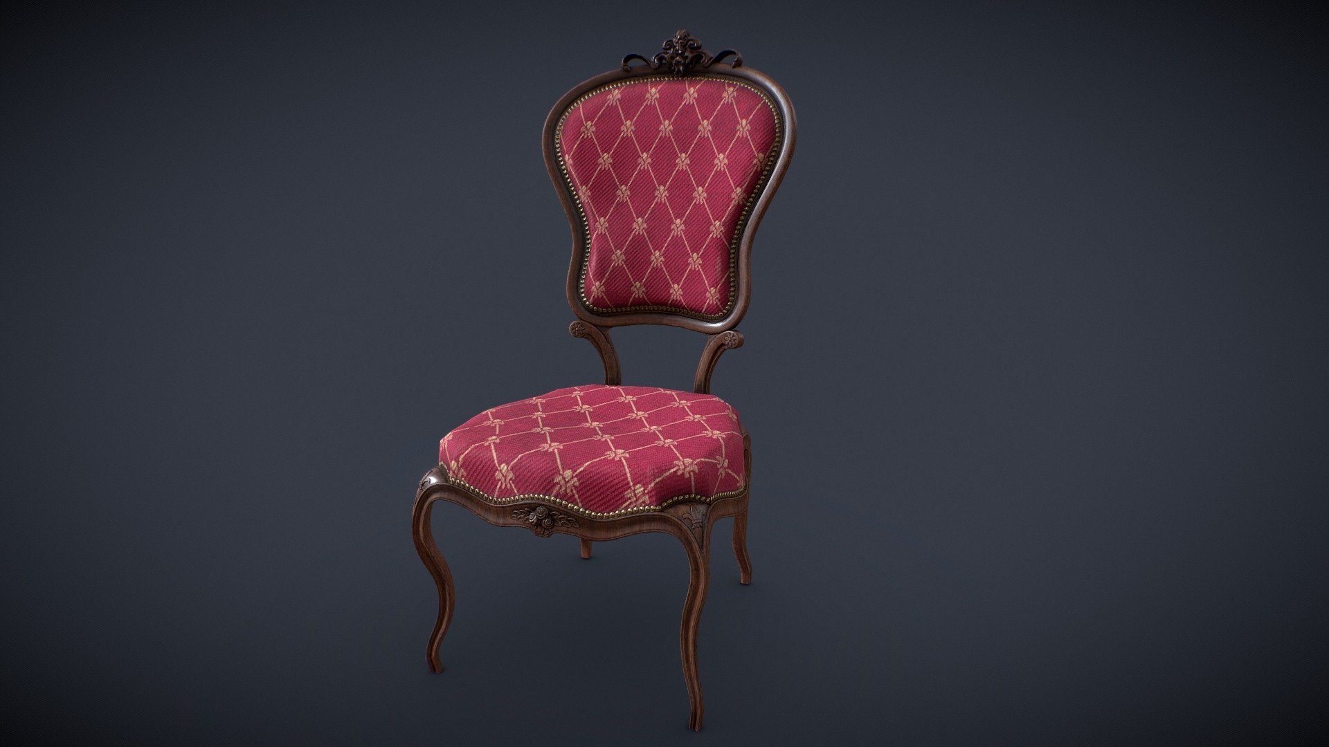 Chair_Victorian 3d model