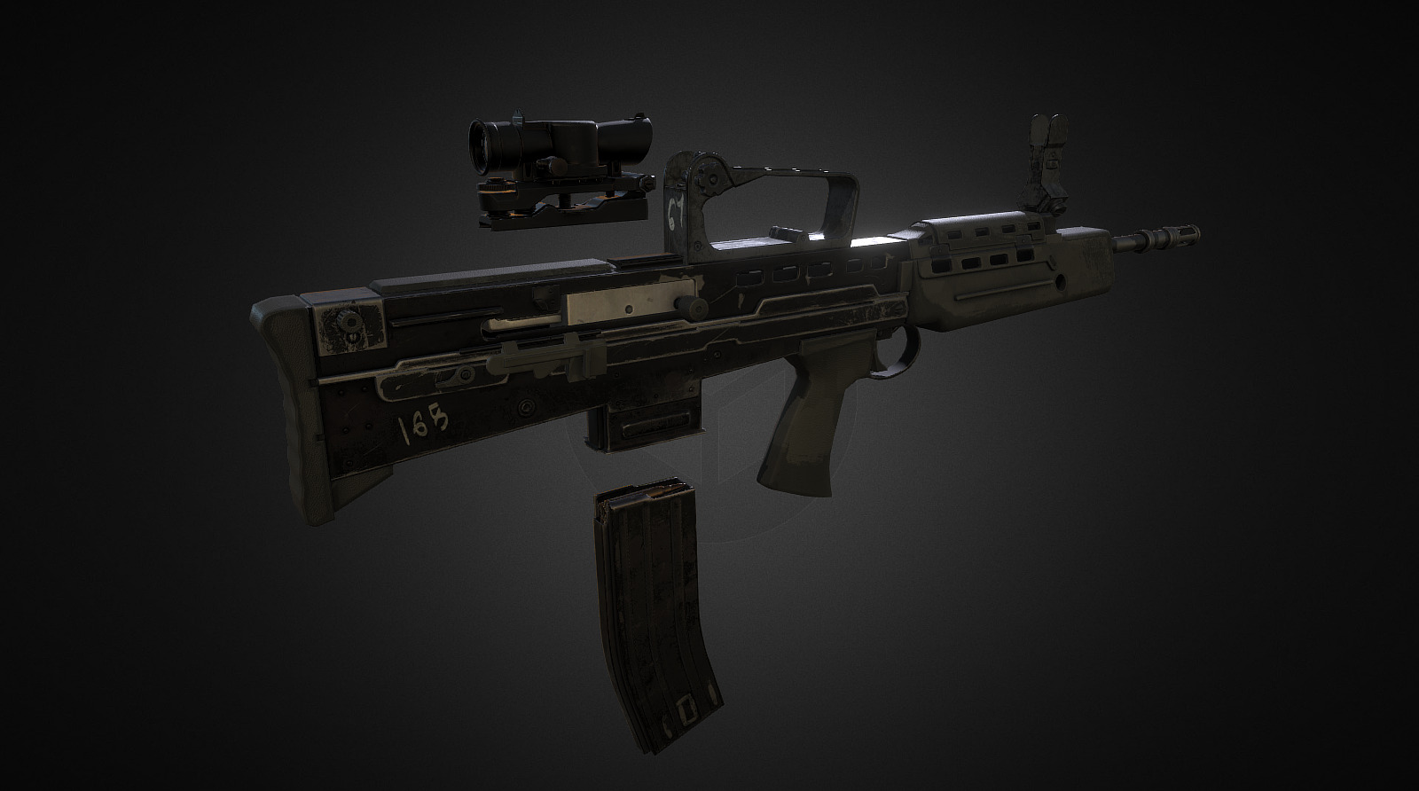 L85a2 (WIP) 3d model