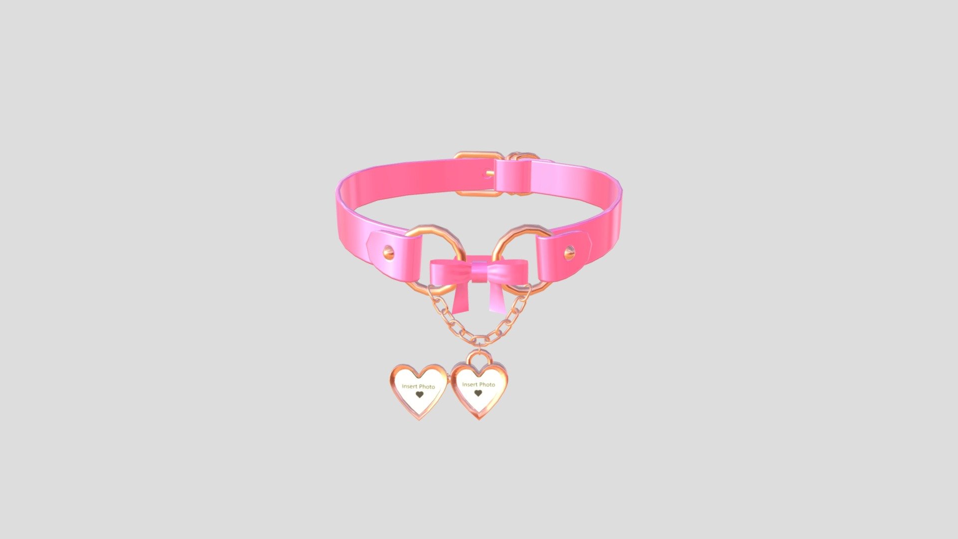 Locket Choker By Nuusa 3d model