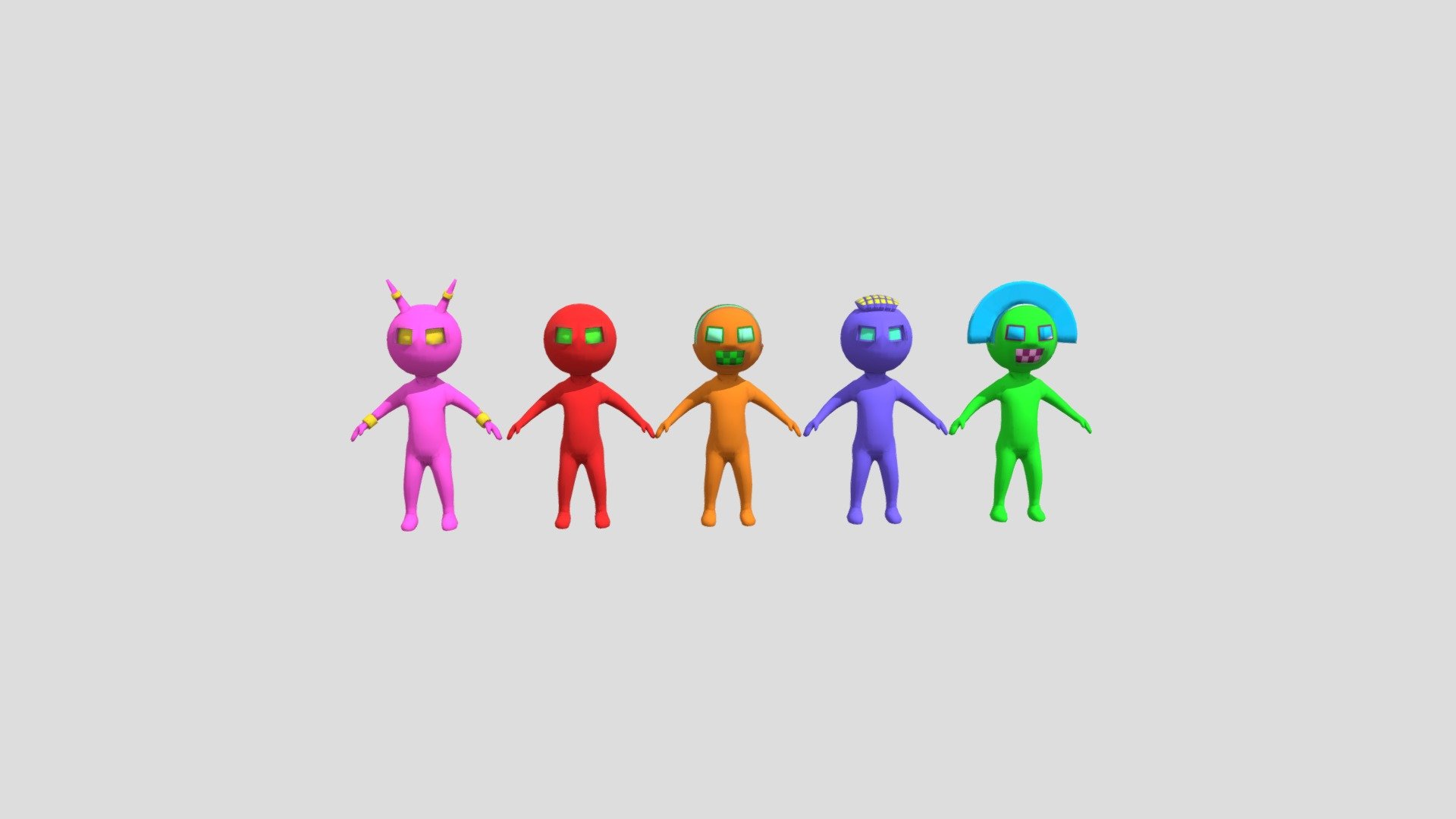 stickman variation 3d model