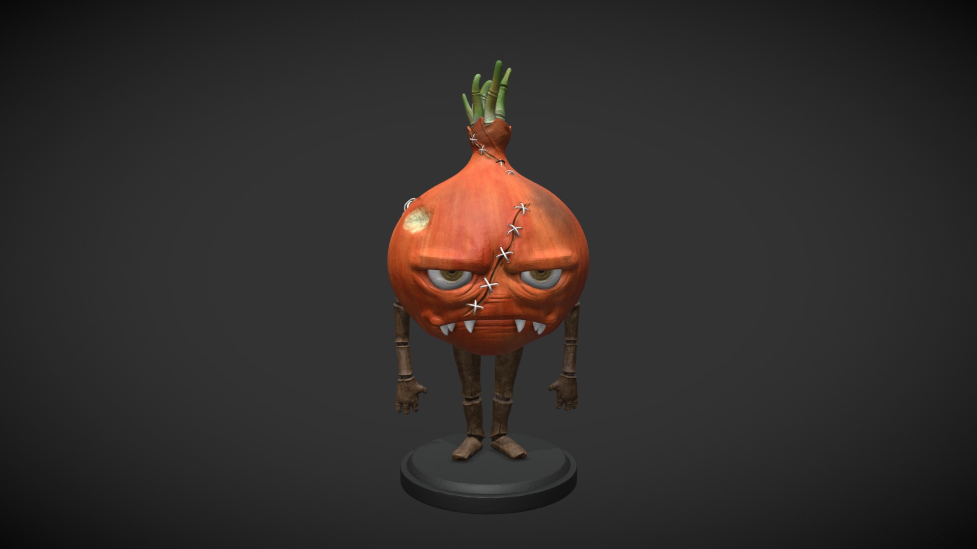 Onion 3d model