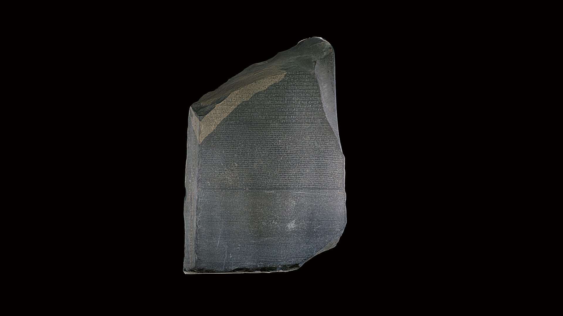 The Rosetta Stone 3d model