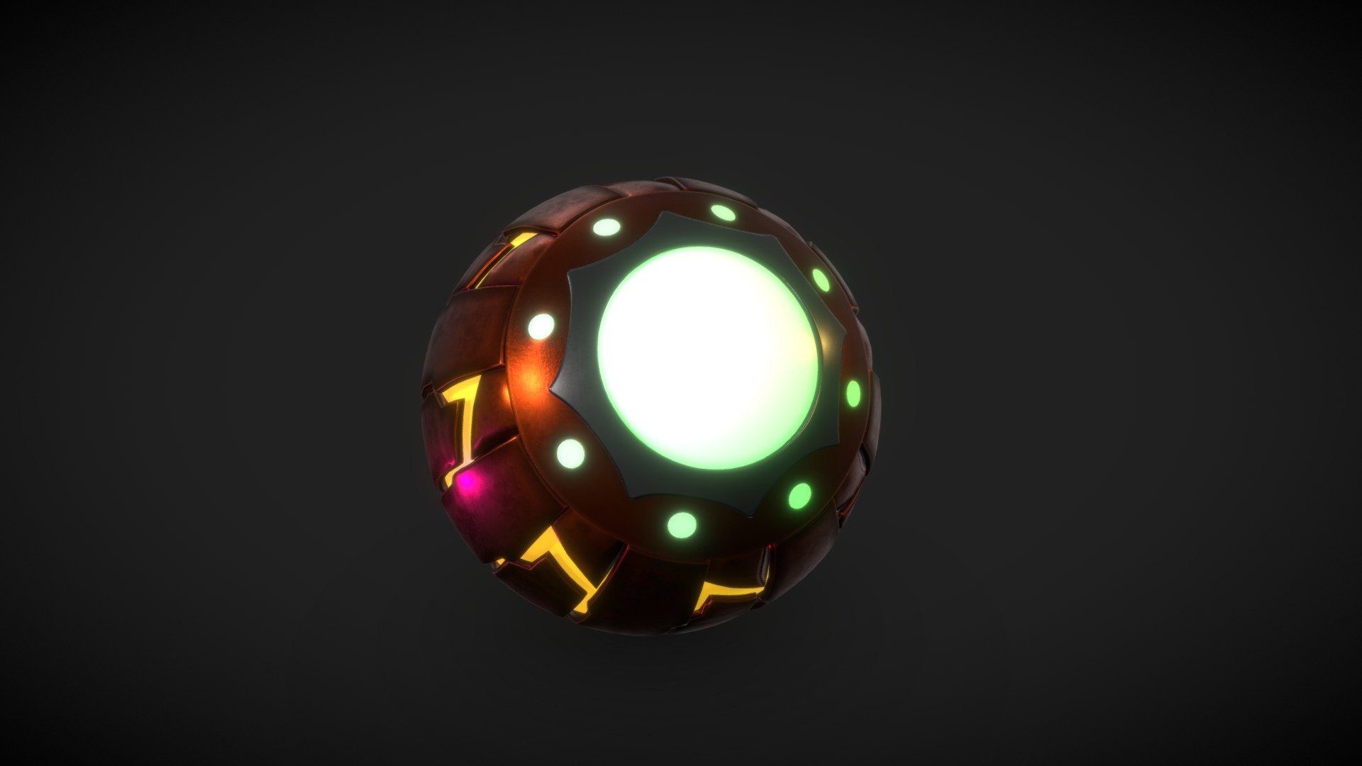 Green Goblin Bomb 3d model