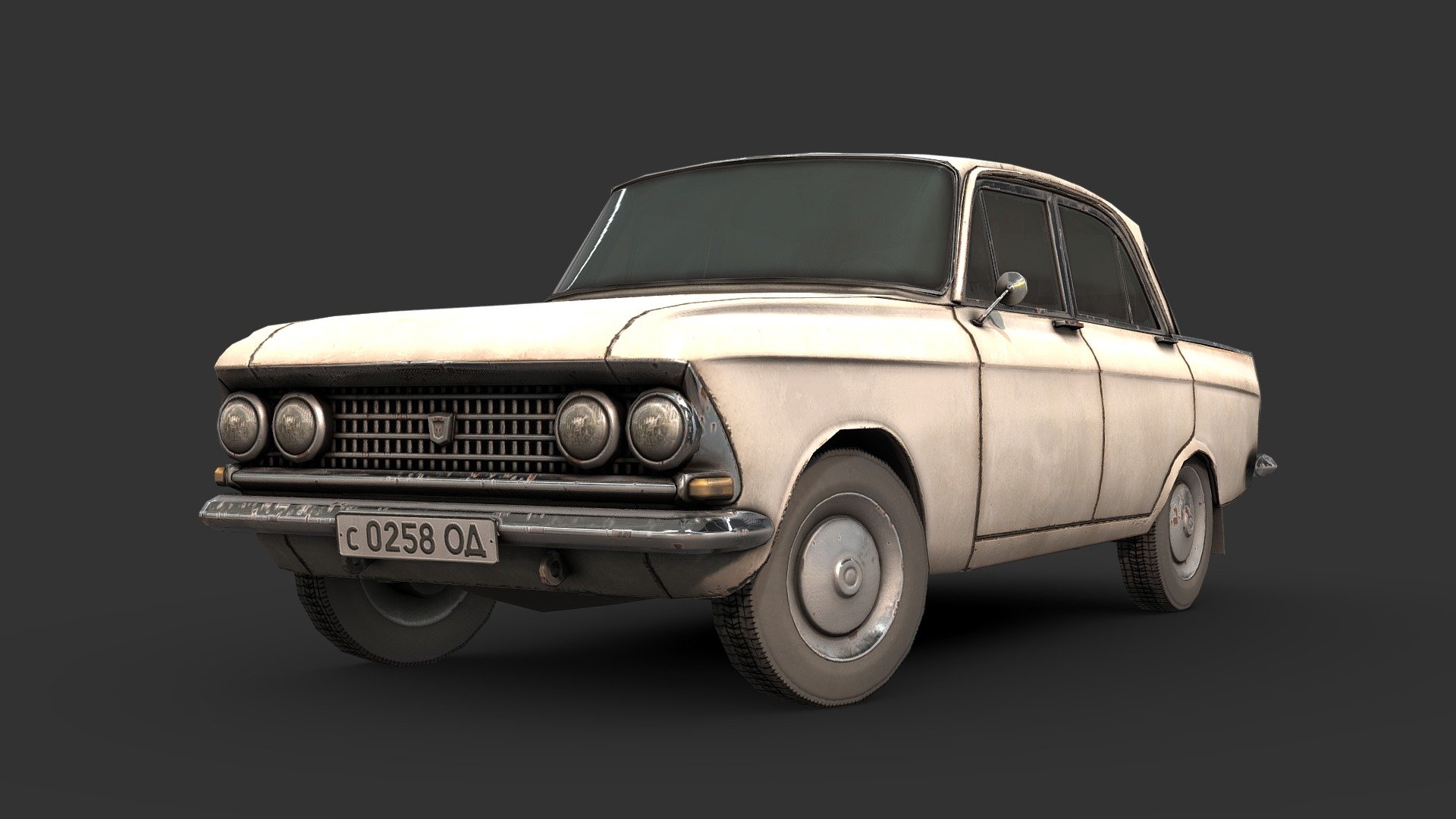 Moskvich 408 3d model