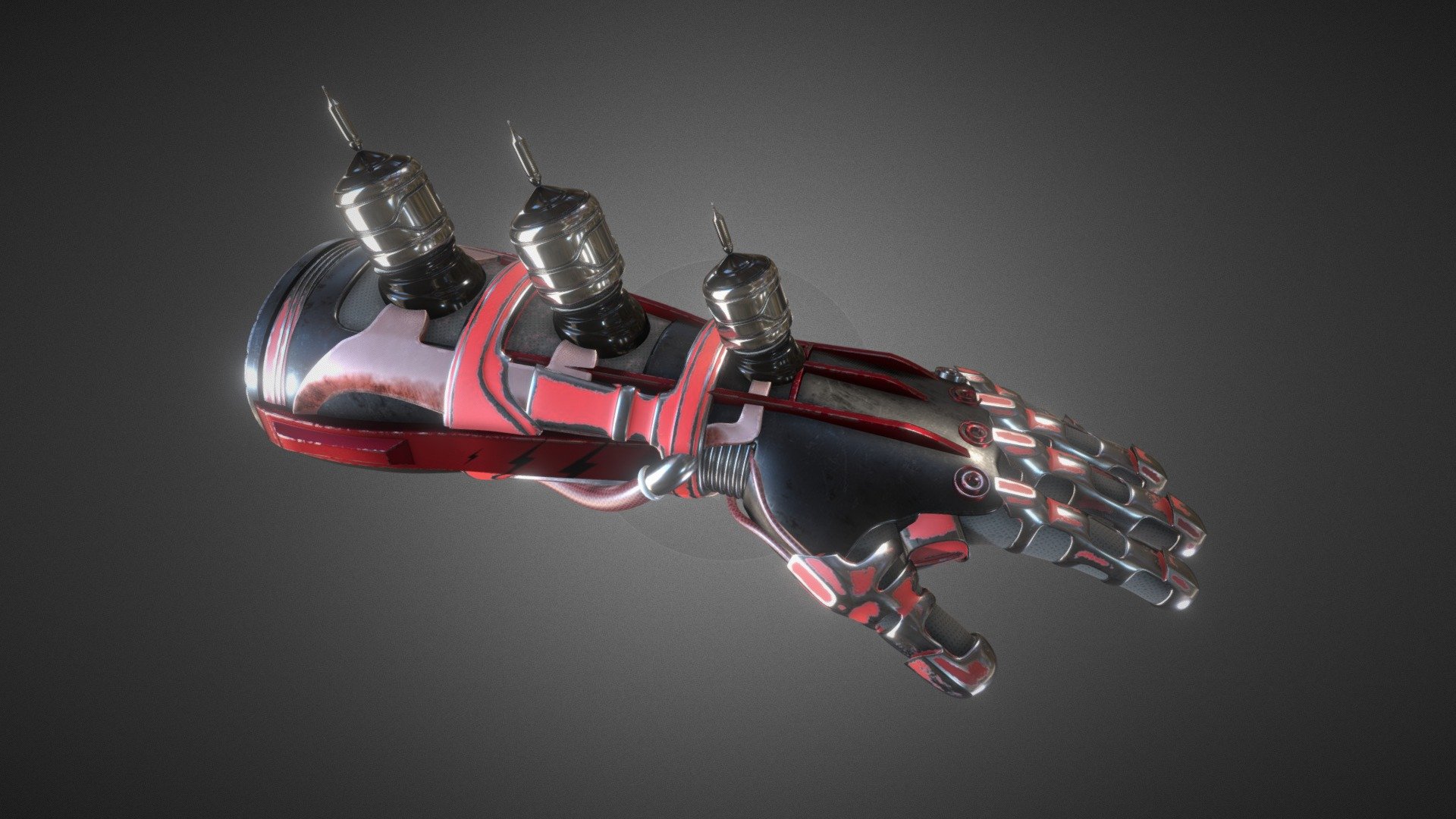 SciFi Hand Glove 3d model