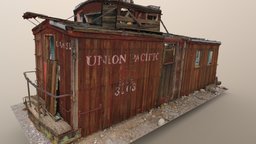 Union Pacific Railroad Car, Rhyolite