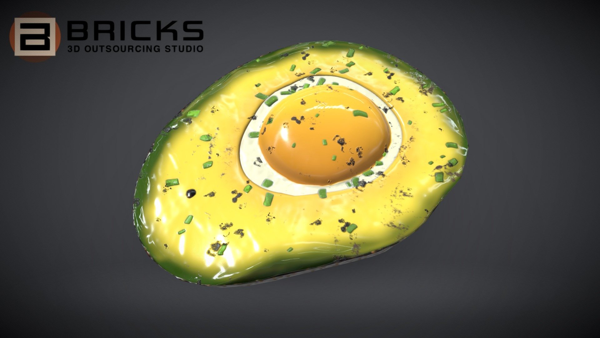 EggAvocadoBaked 3d model