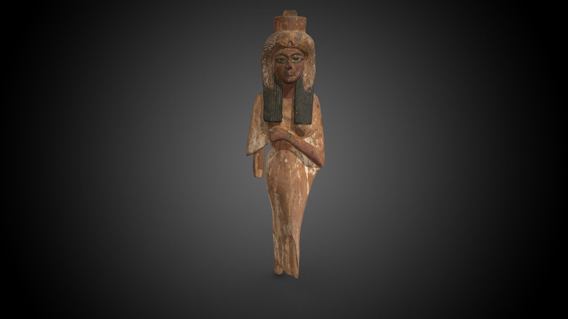 Statuette of Ahmose Nefertari 3d model