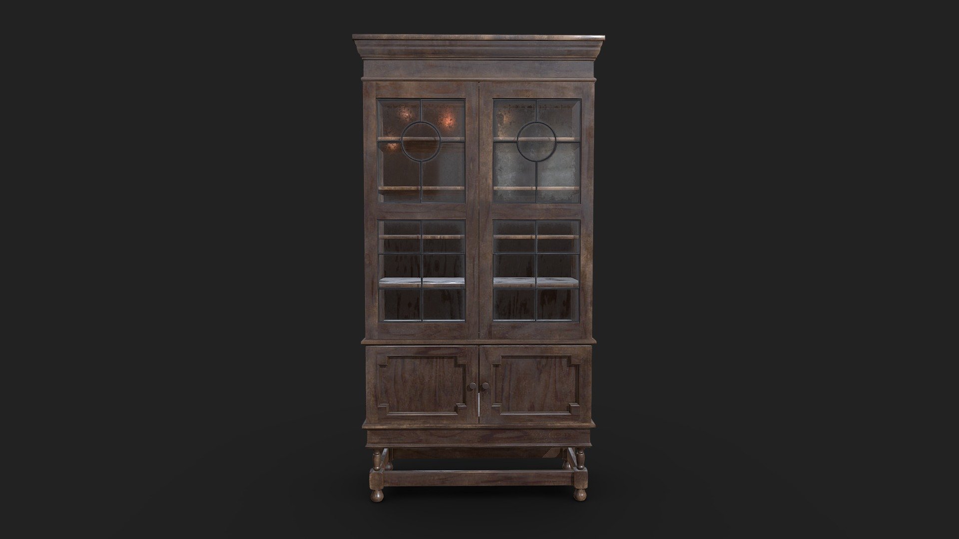 Vintage Cupboard 3d model