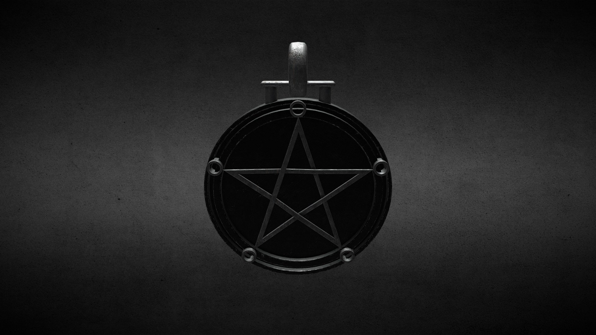 Pentagram Medal 3d model