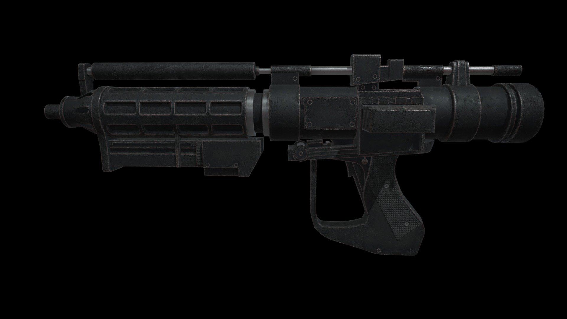 E-5 Blaster rifle 3d model