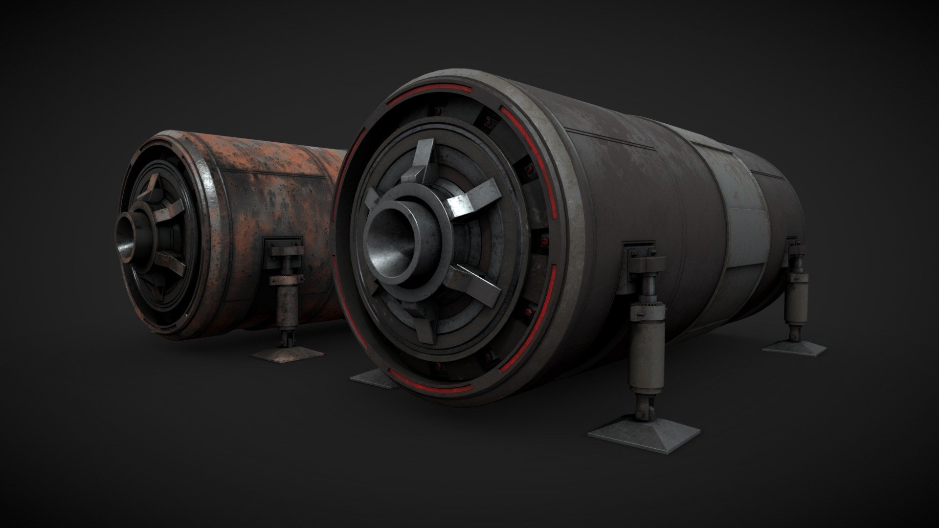 Machinery device 3d model