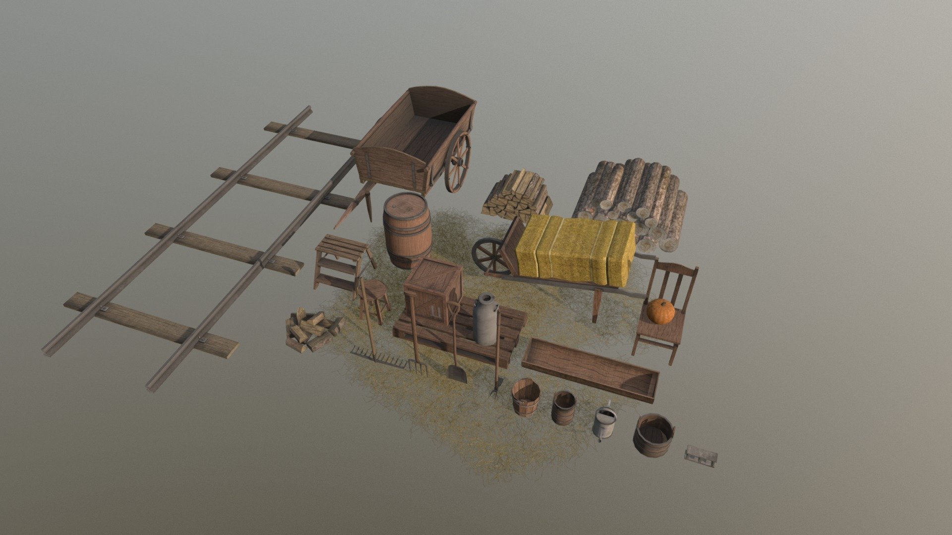 Farm Assets (Part 3) 3d model