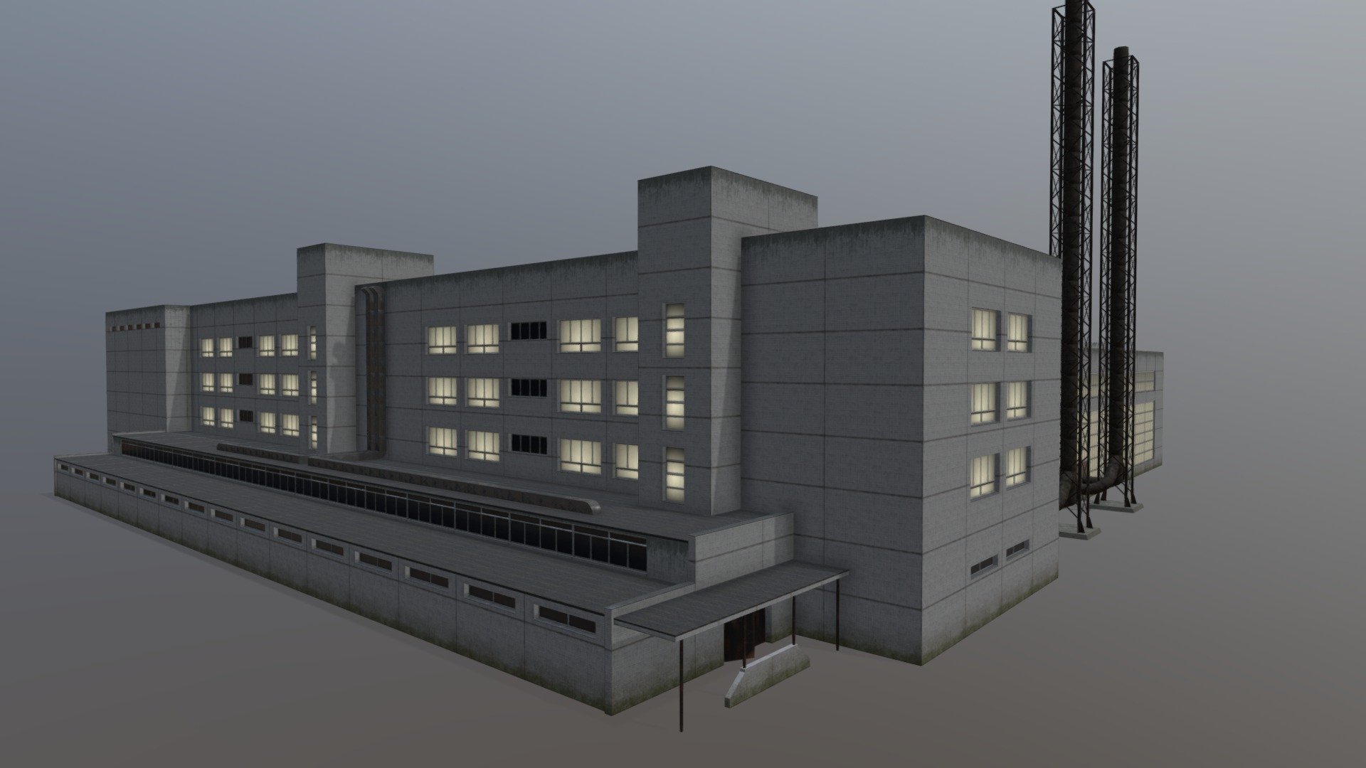 Production Hall 3d model