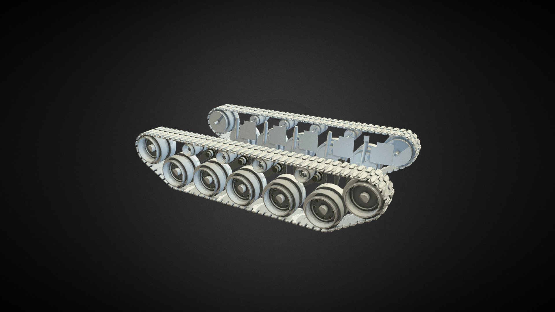 Tank Tracks 3d model