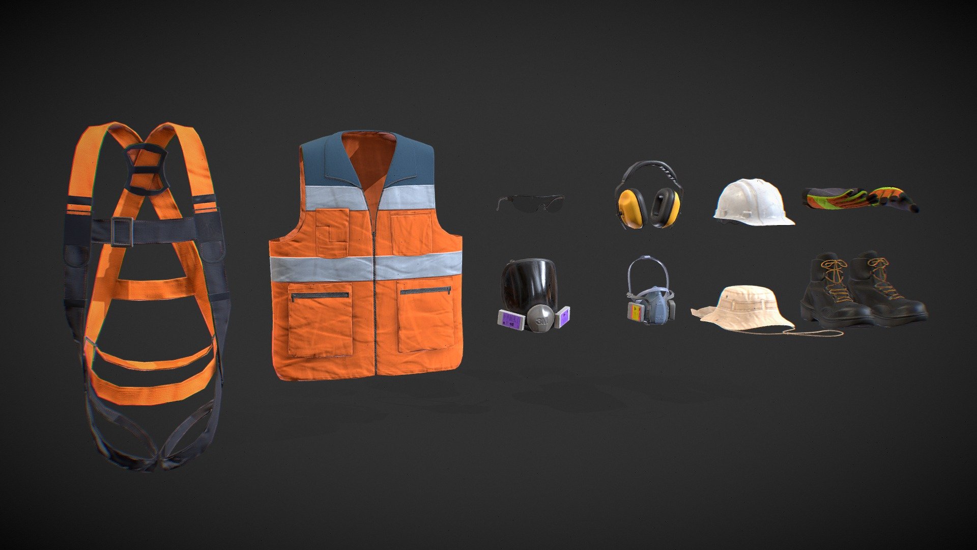 Safety Equipment 3d model