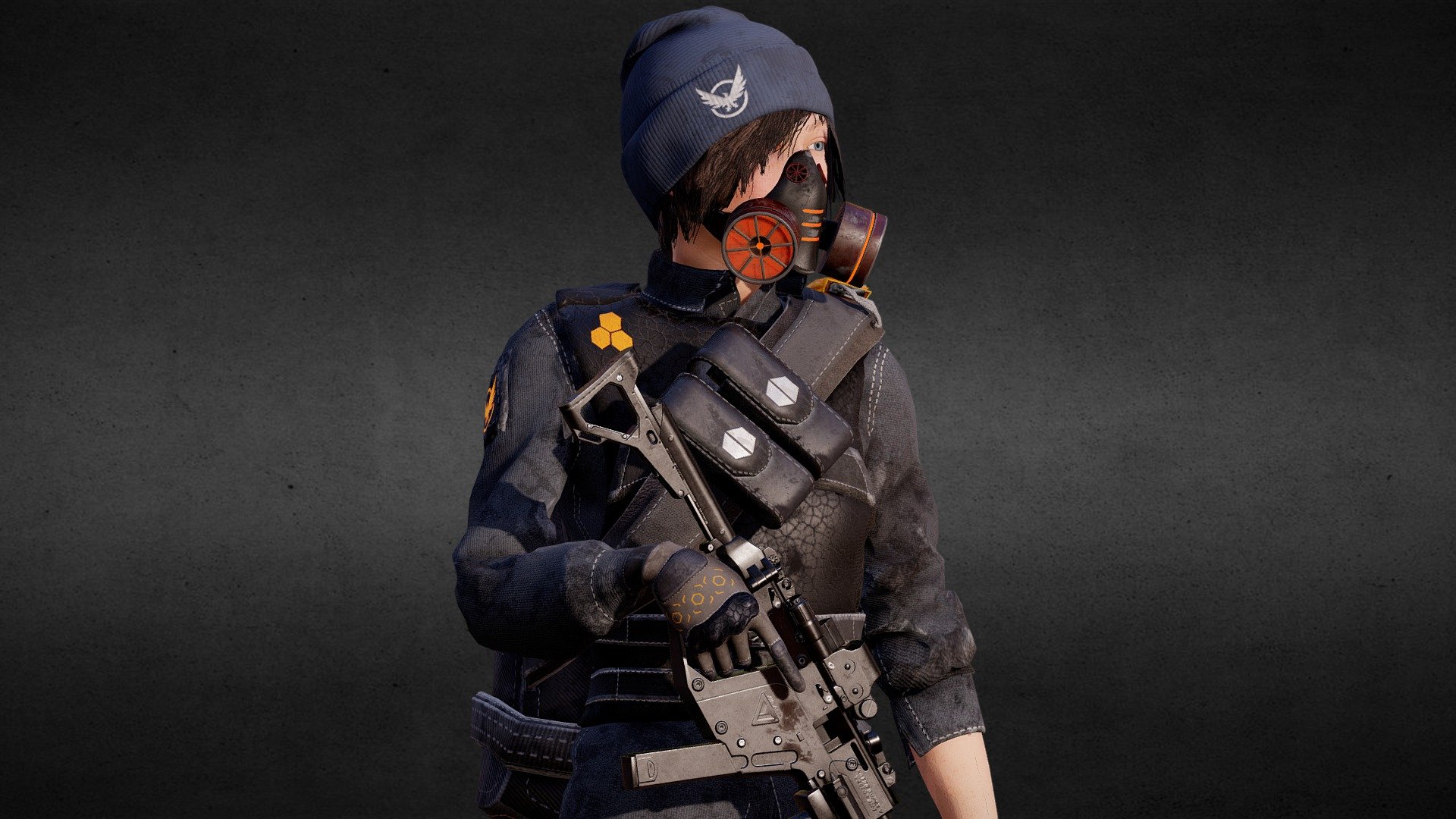 Division Agent (Rigged) 3d model