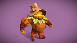 Stylized Pumpkin Creature