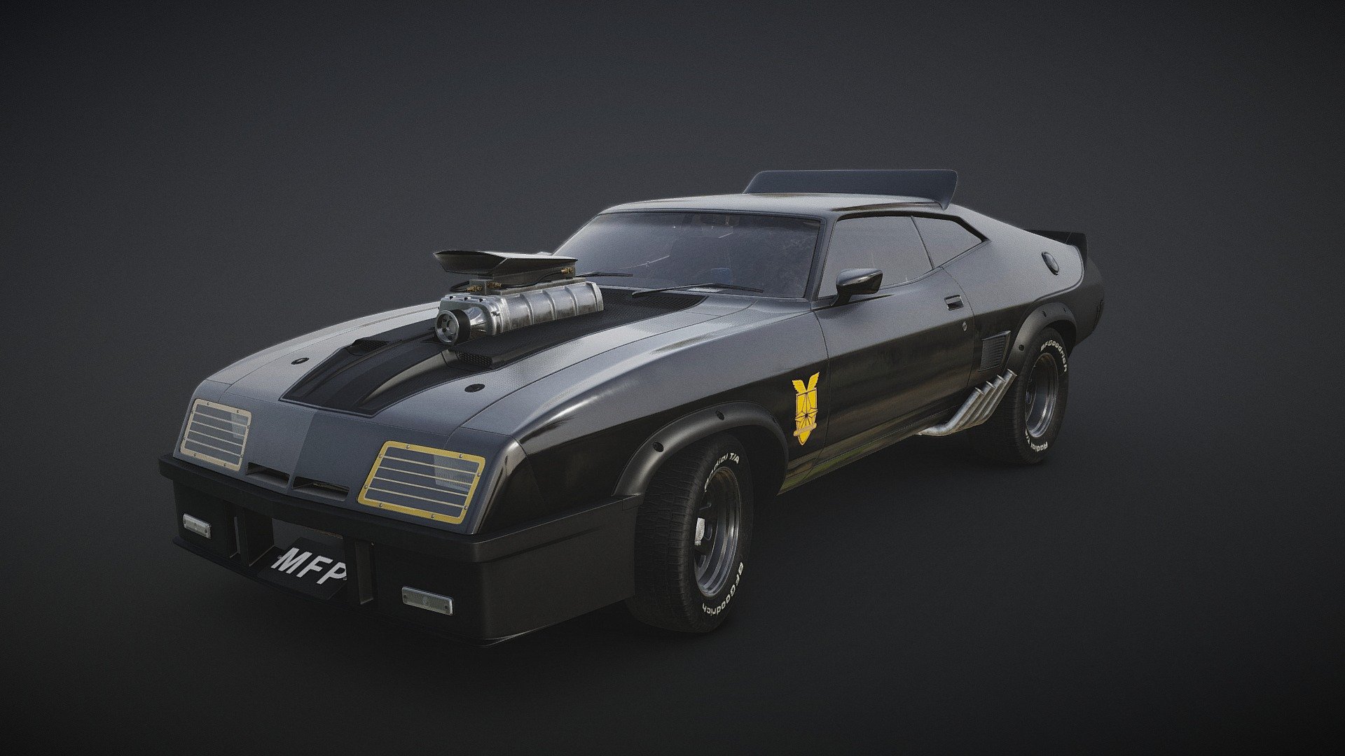 Mad Max Last Of The V8 Interceptors 3d model