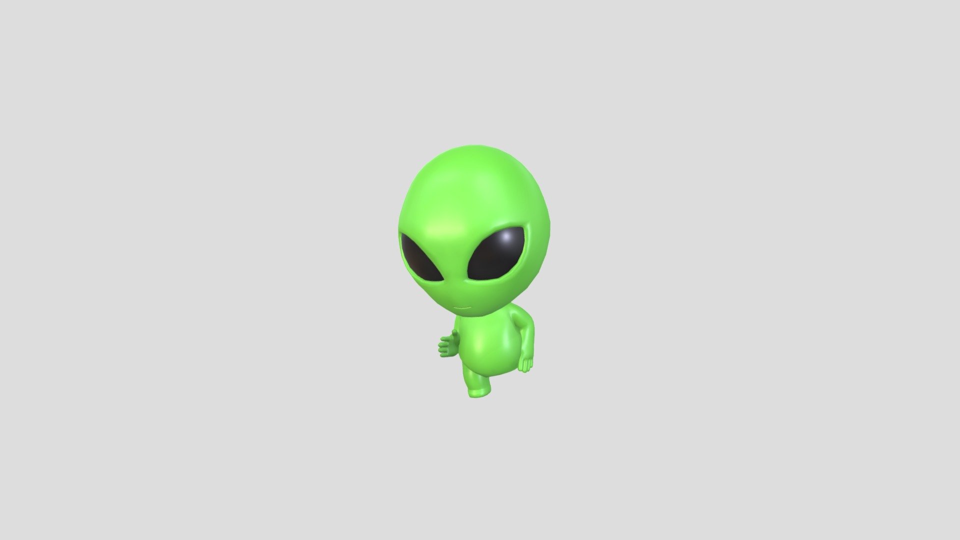 Character171 Rigged Alien 3d model