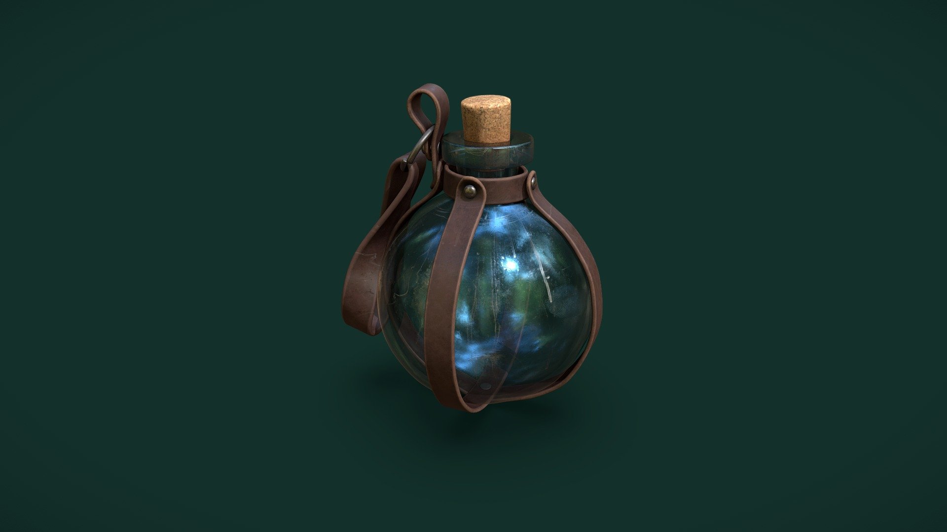 Small bottle 3d model