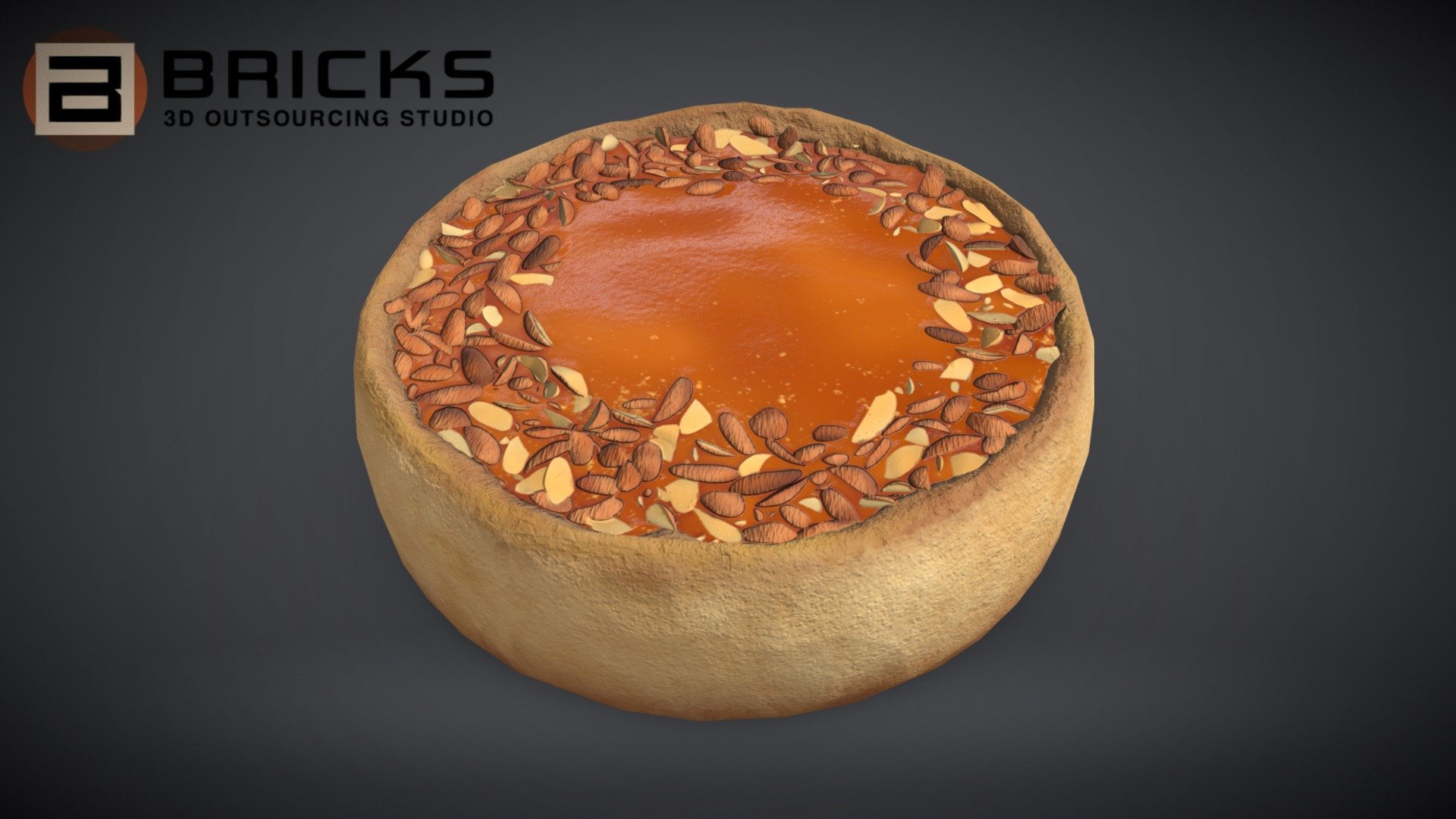 CheesecakeCaramel 3d model