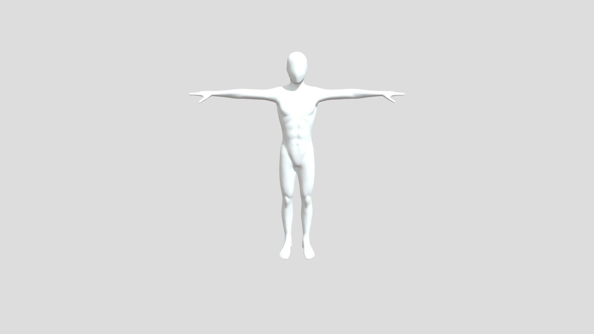 Stichless Mannequin 3d model