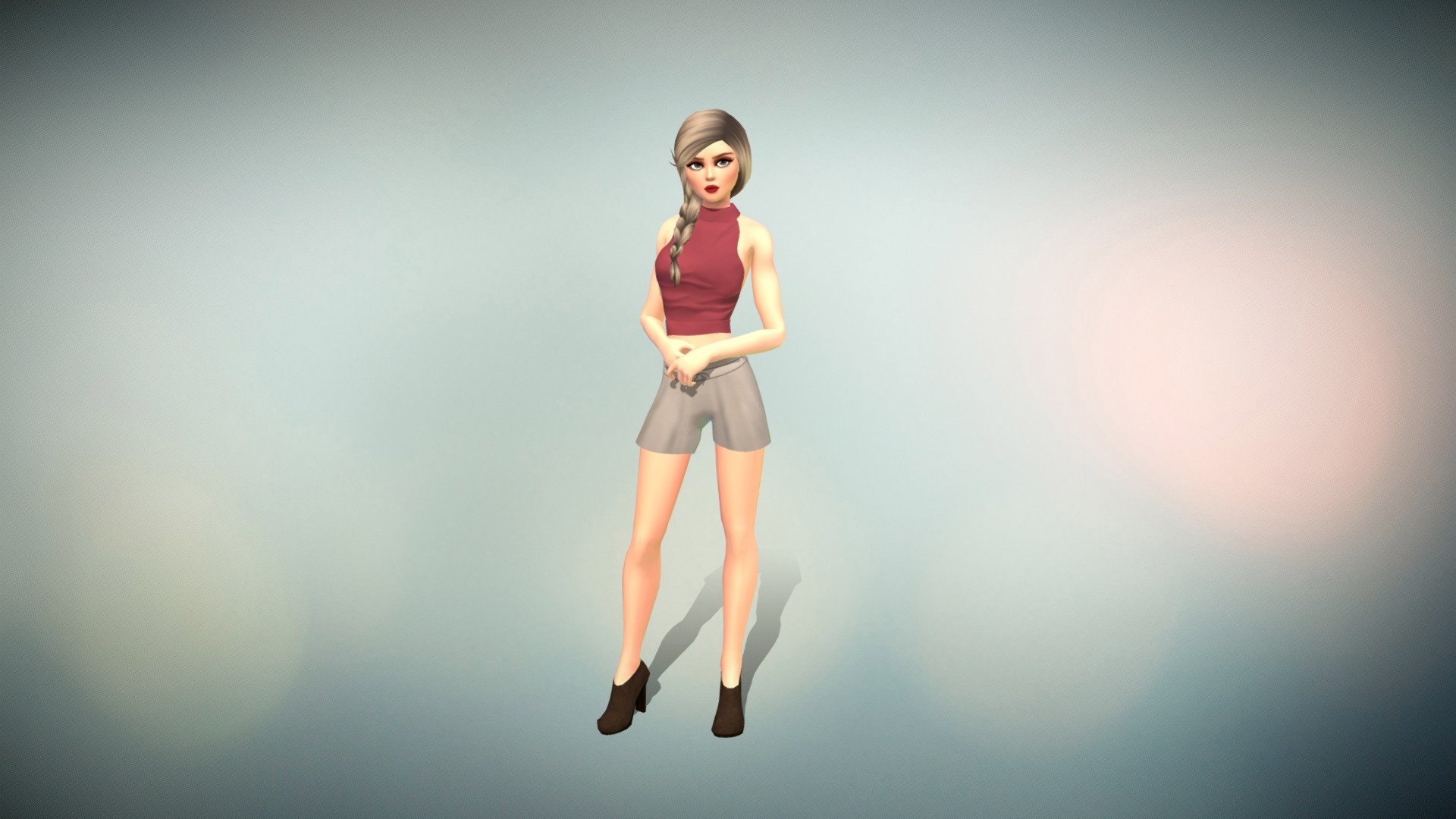 Dahlia: Stylized Casual (Outfit 2) 3d model