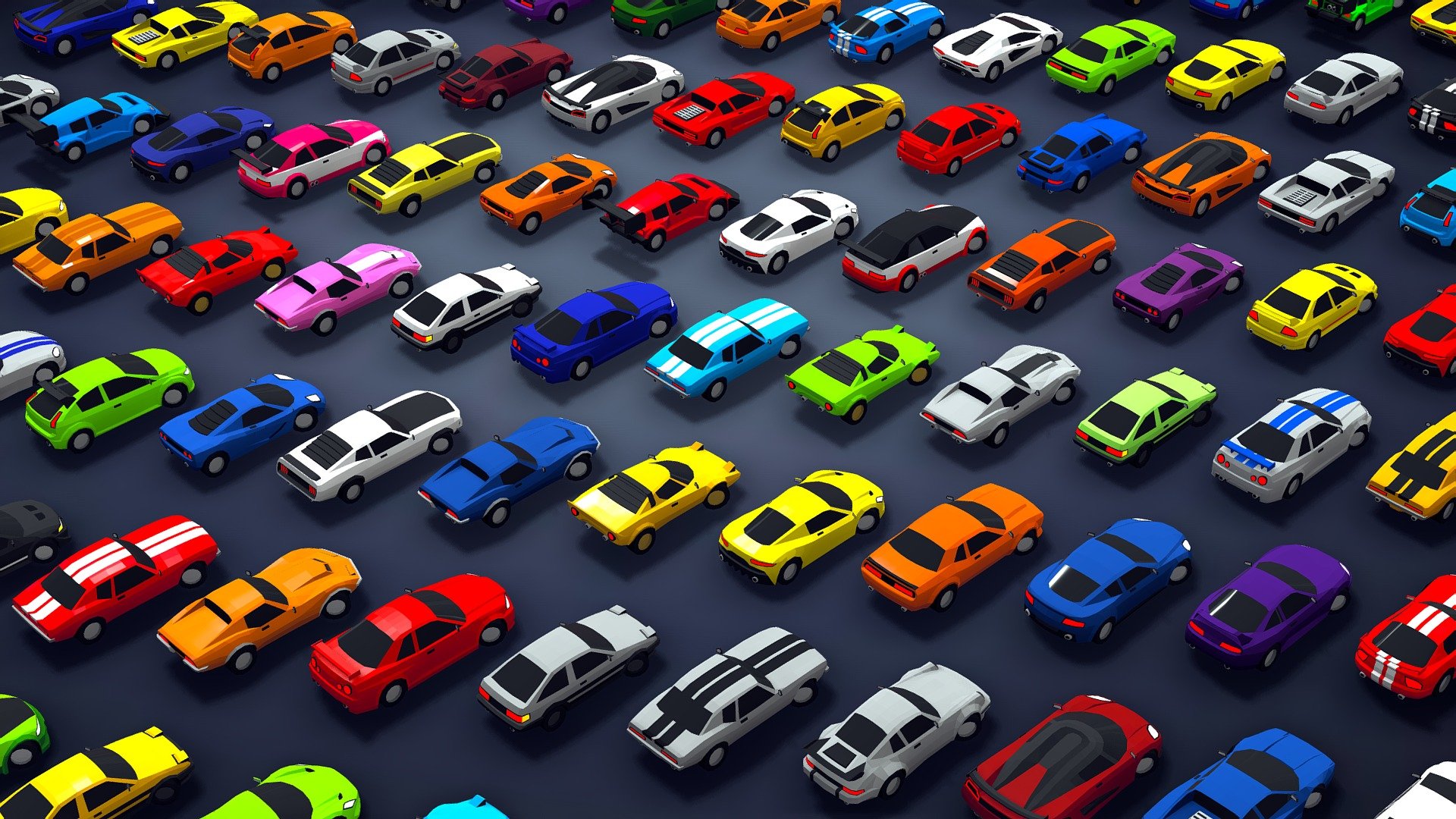 DRIVE: Low Poly Cars 3d model