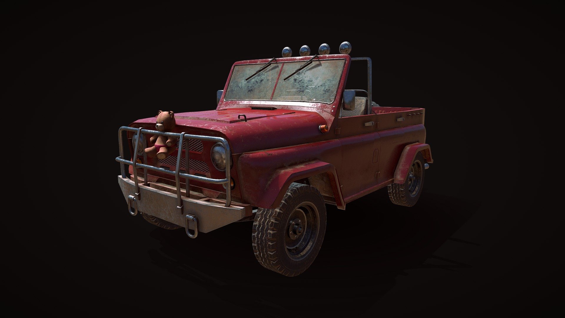 UAZ-469 3d model