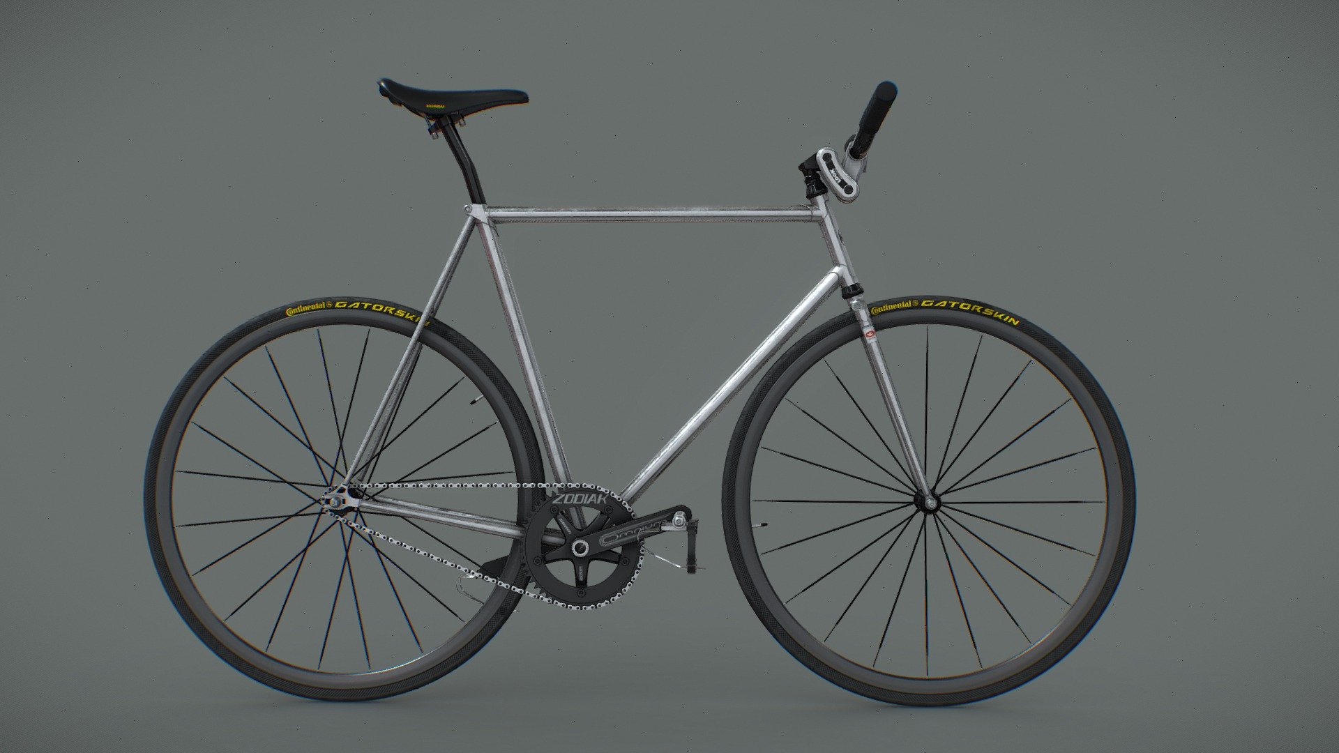 Fixed Gear Bike 3d model