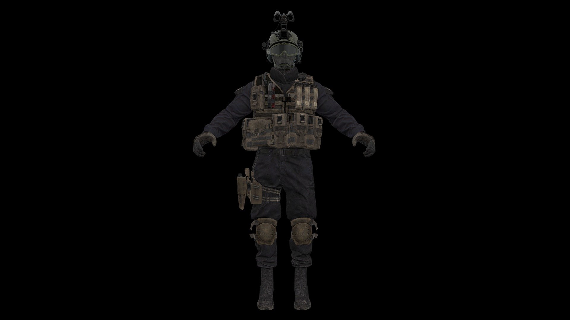 MW2CR (2020) 3d model