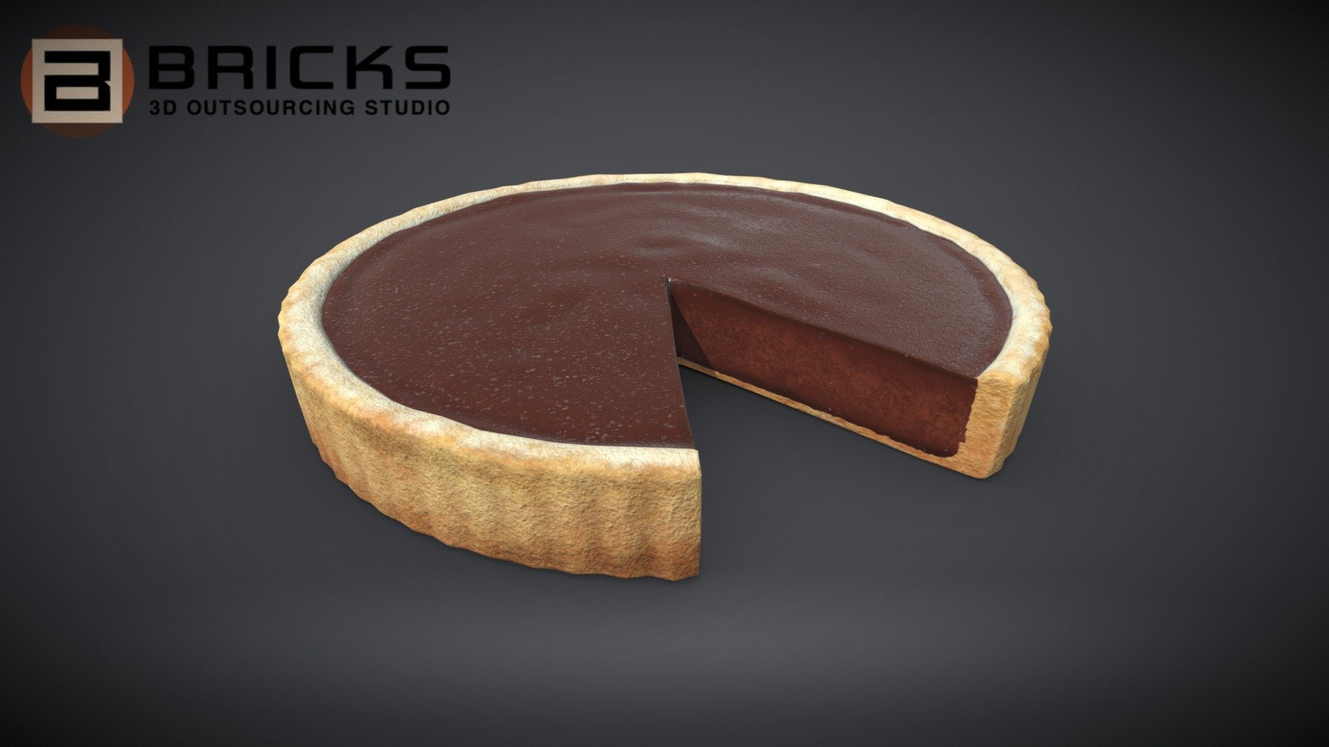 ChocolatePieChart 3d model