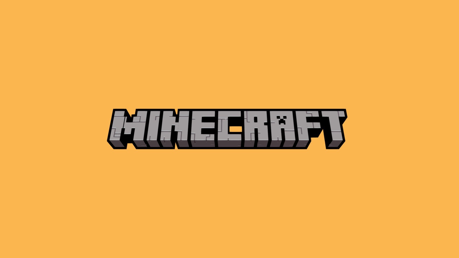 Minecraft logo 3d model